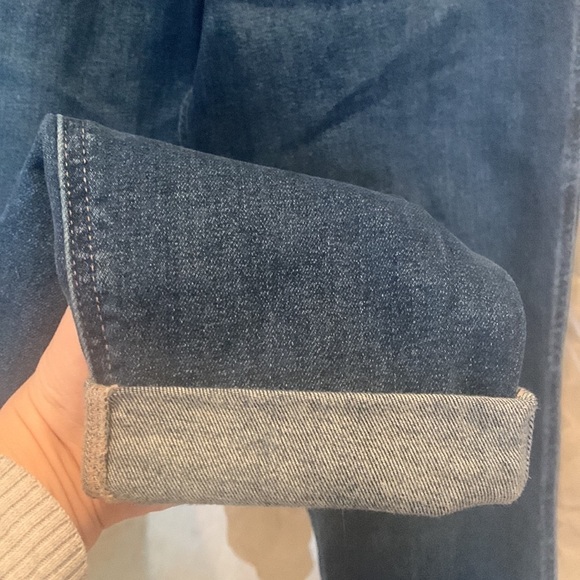 Hollister | Ultra High-Rise Mom Vintage Wash Stretch Blue Y2K Jeans 25 x 27 1R - Picture 11 of 16